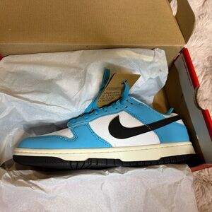 Nike Blue and White Men's Sneakers
